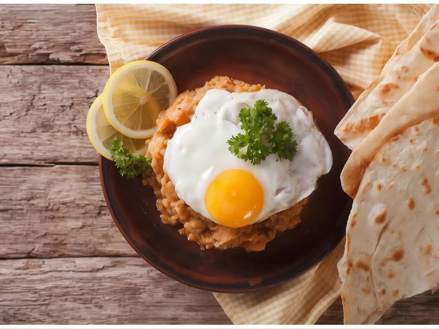 Fava Beans With Eggs