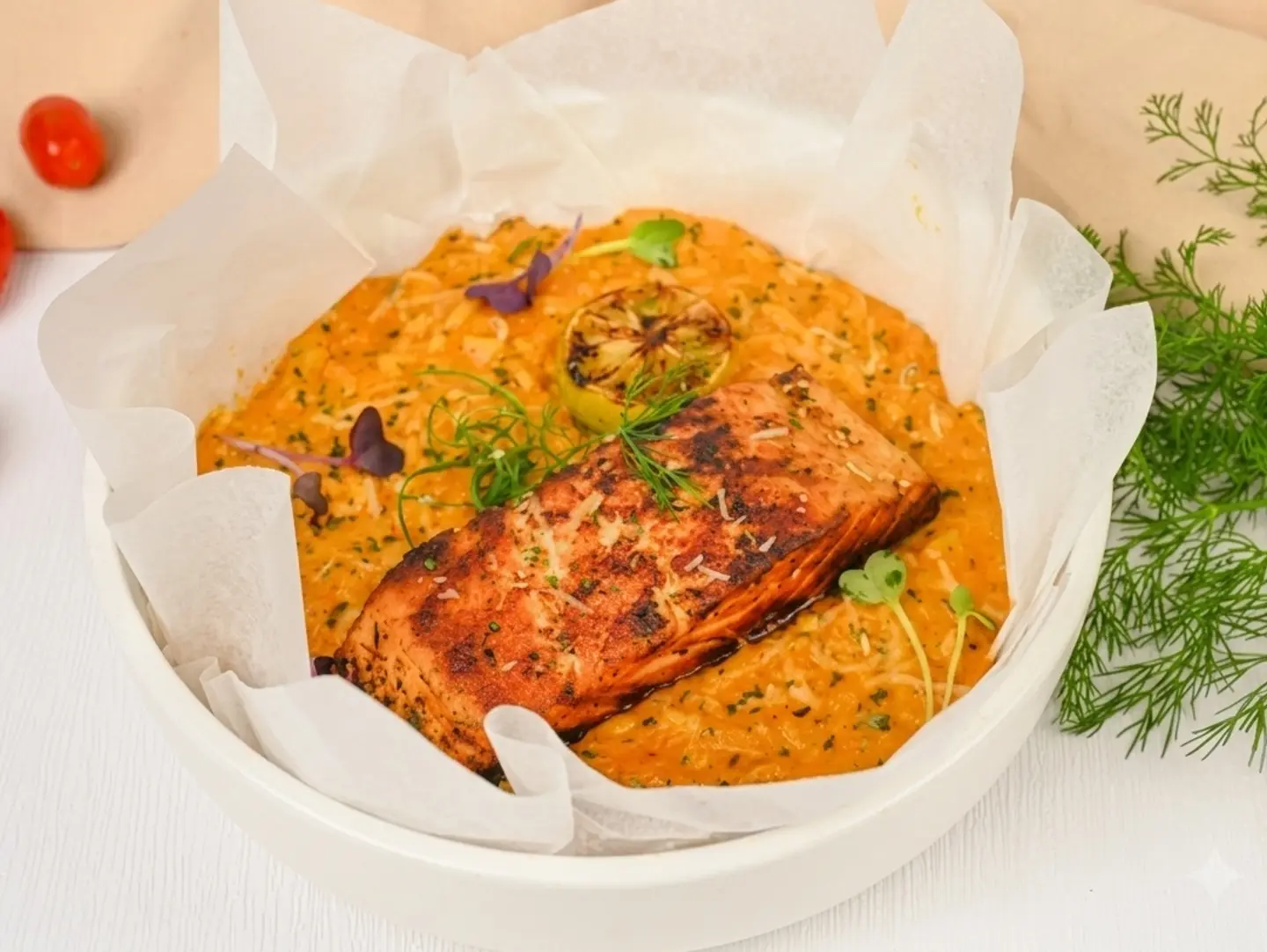 Salmon Risotto
