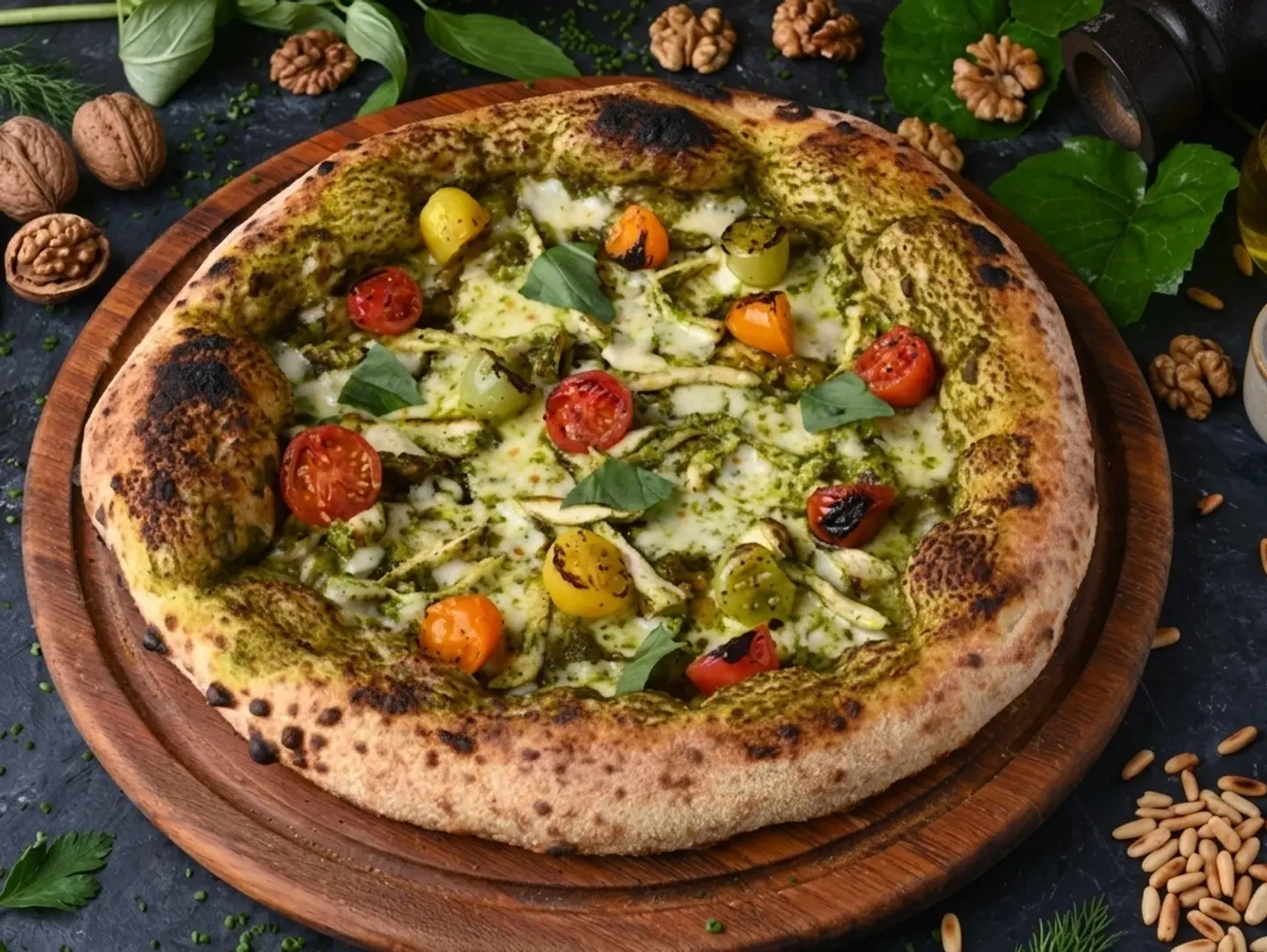 Basil Pesto Pizza
