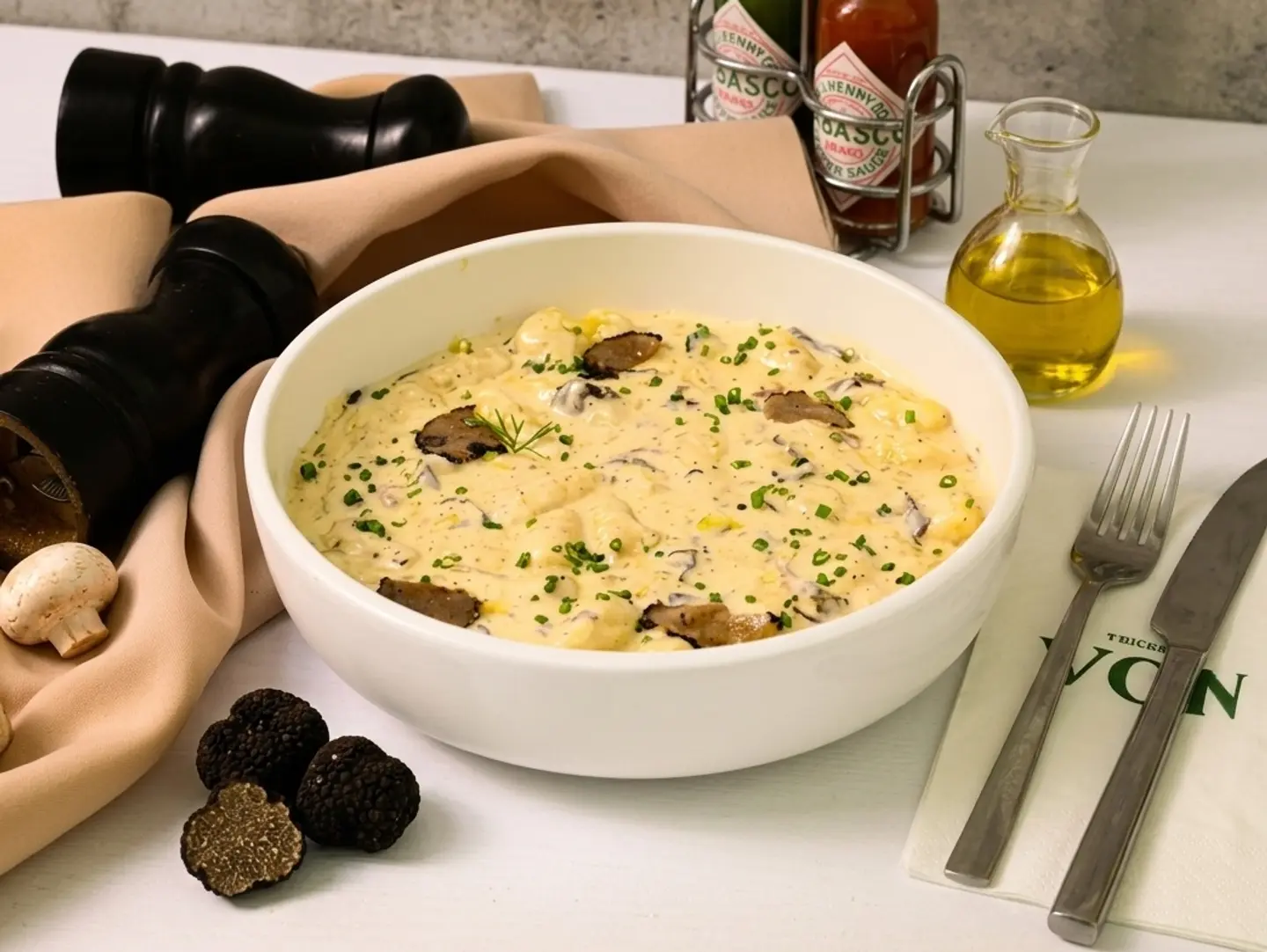 Turffle Muchroom Gnocchi