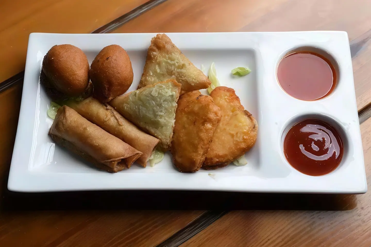Selection Of Hot Mezze