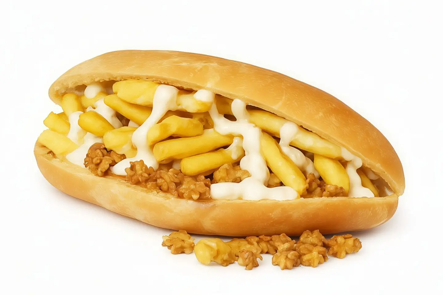 دجاج وبطاطس مقلية