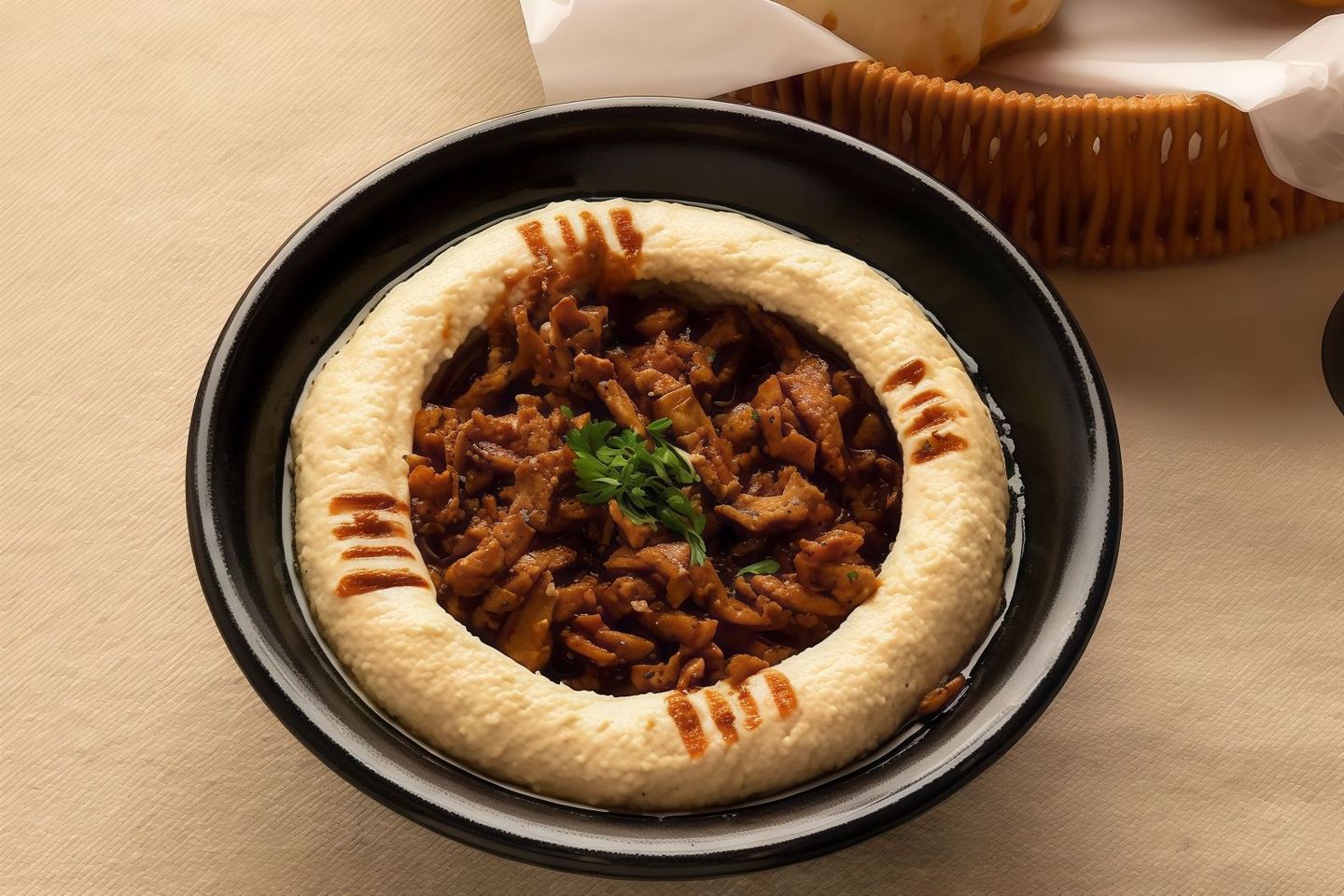 Hummus And Meat