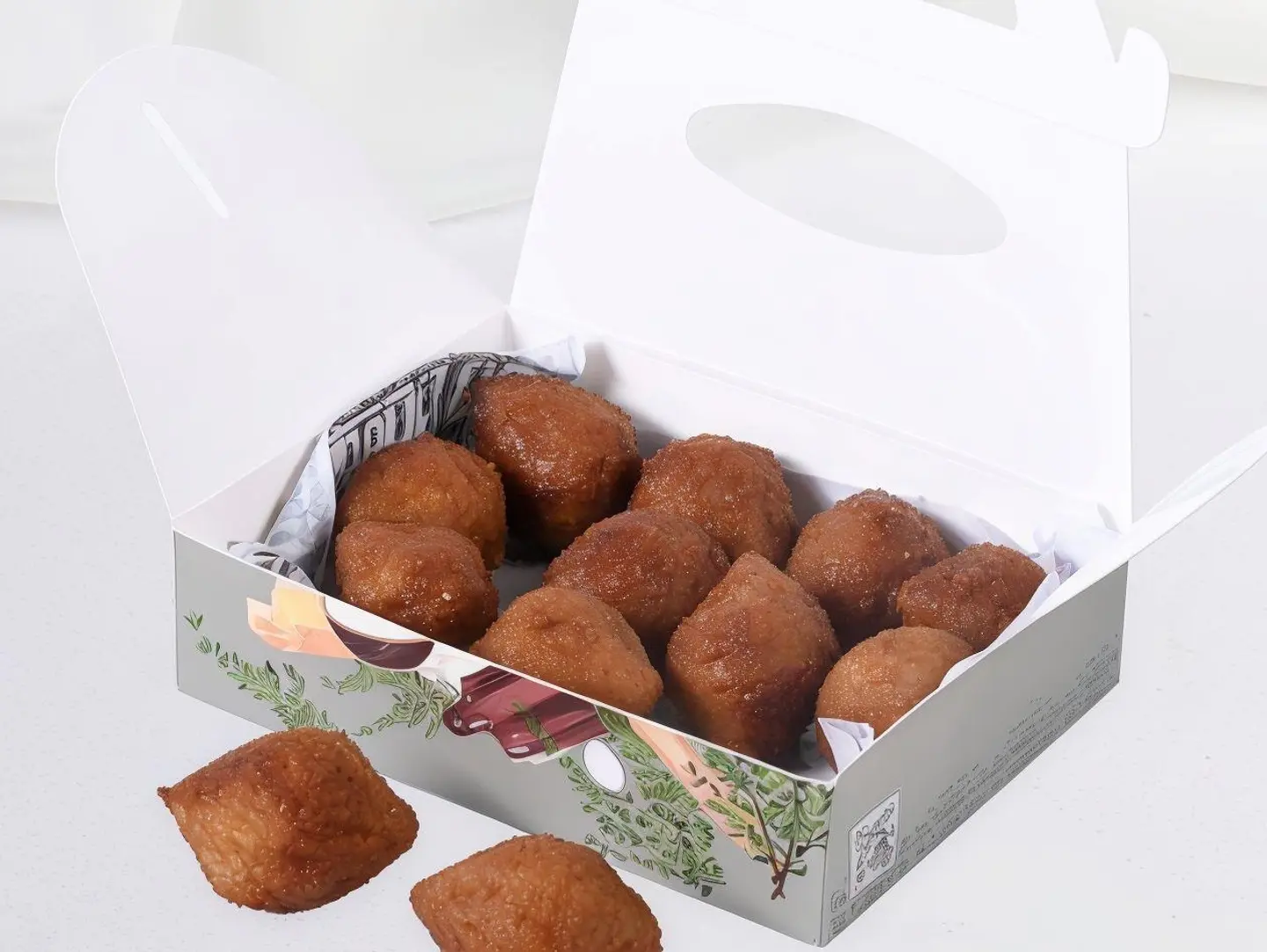 Fried Chicken Kibbeh Box
