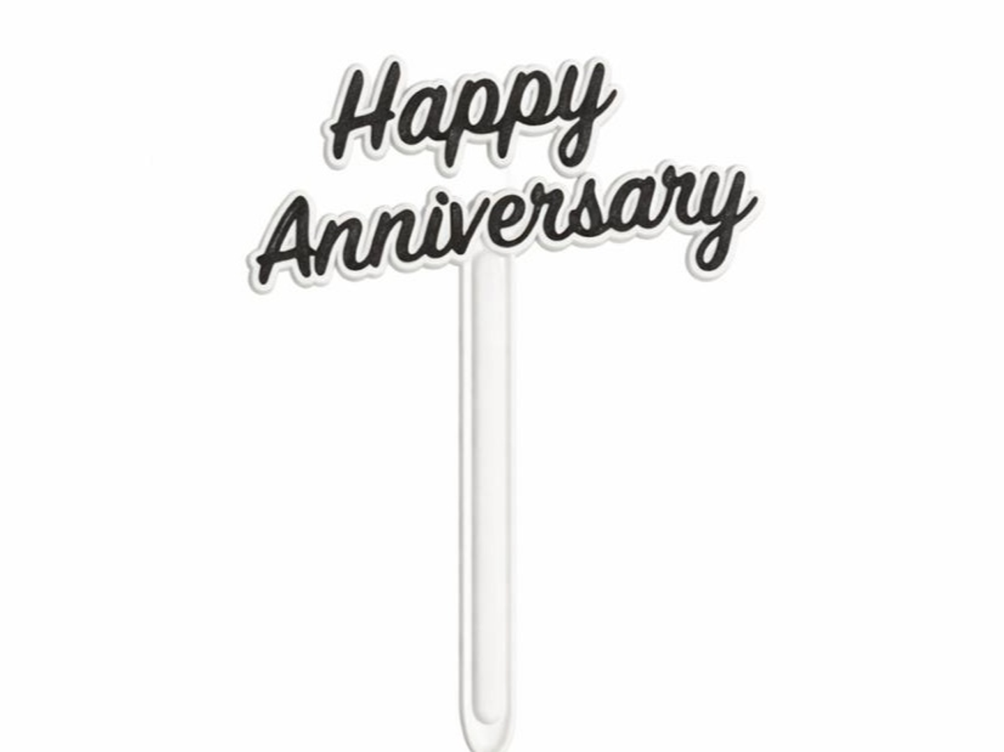 Happy Anniversary Topper