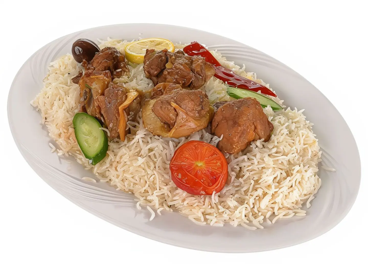 لحم أرز بيشاور لشخص واحد