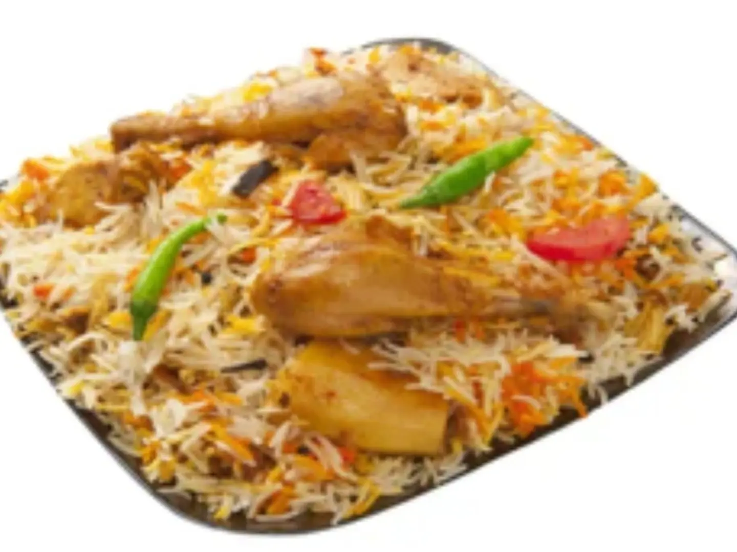 Half A Chicken Zurbian With Rice