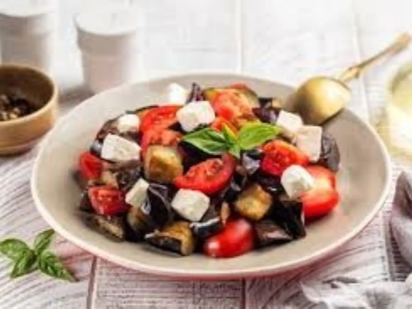 Crispy Eggplant Salad