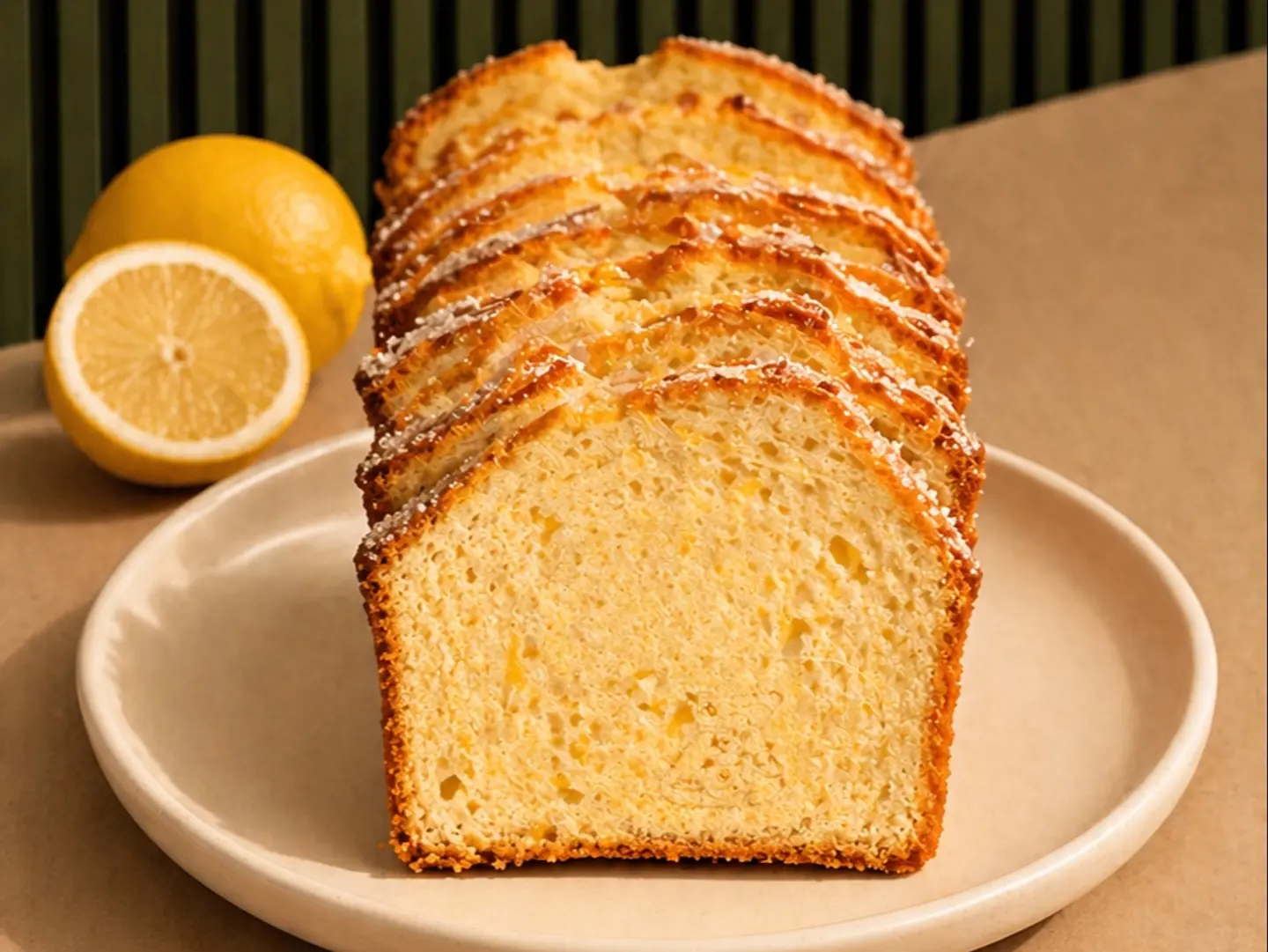 Lemon Cake Slice