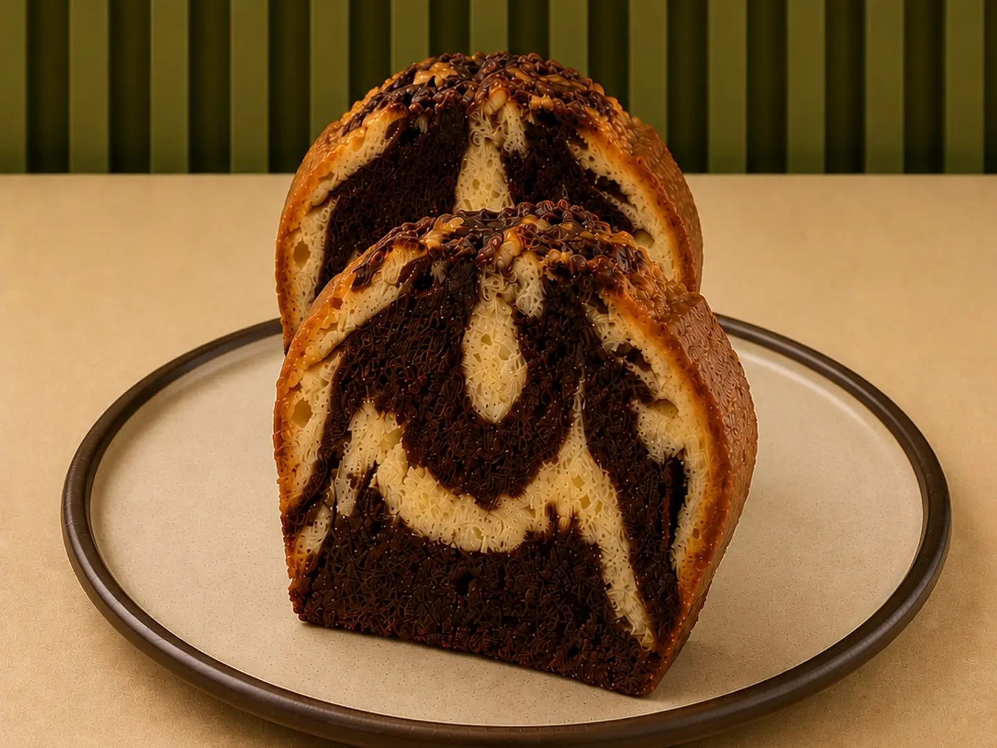 Marble Cake Slice