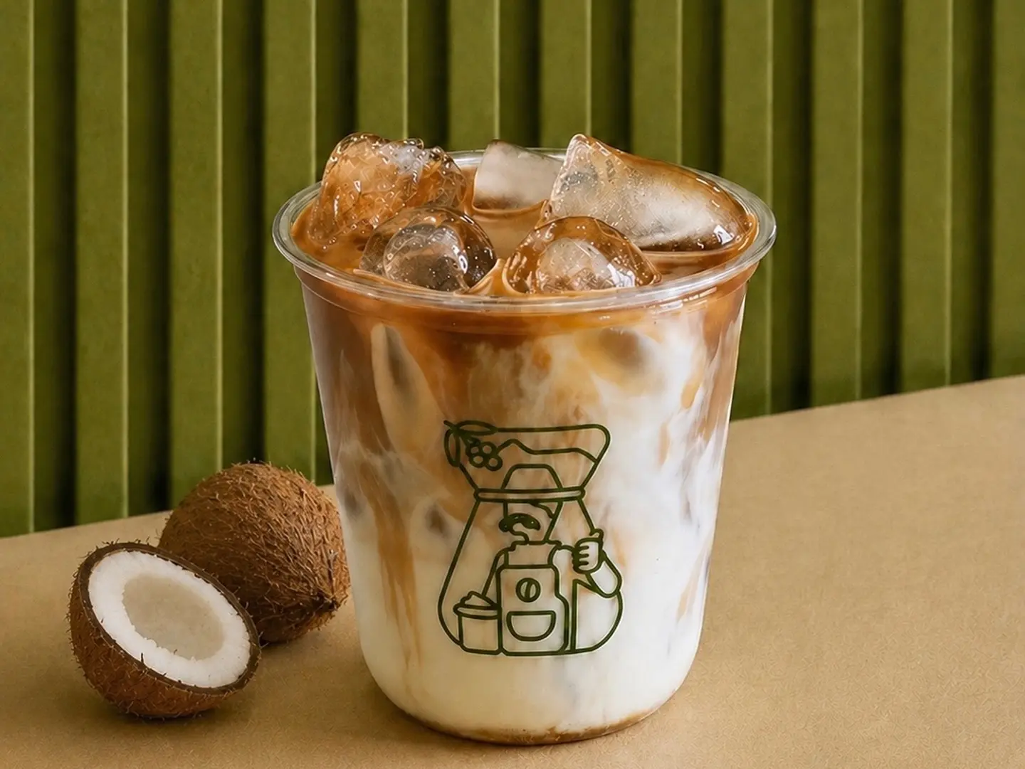 Iced Coconut Latte