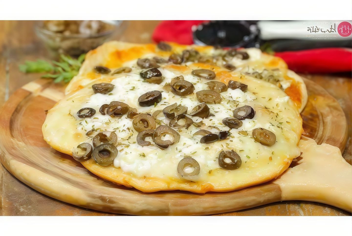 فطيرة جبن بالزيتون - كبيرة