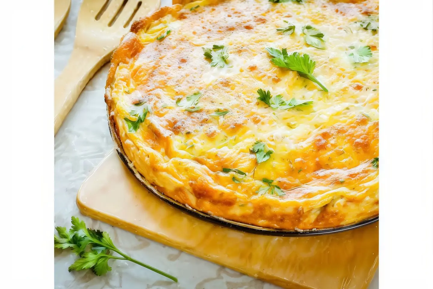 Cheese With Eggs Pie - Large