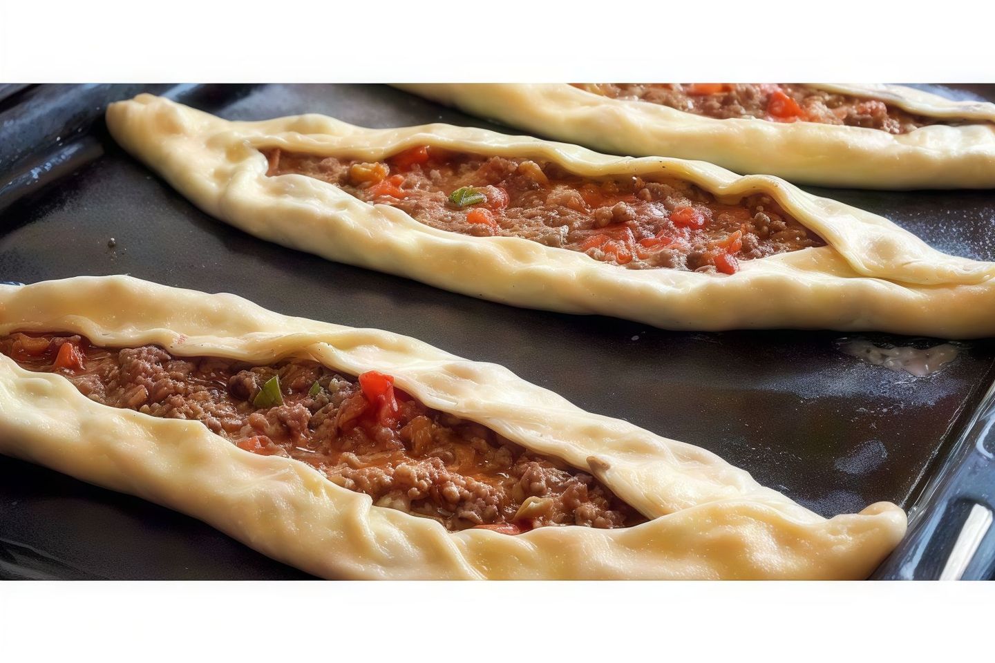 فطيرة جبن باللحم - وسط