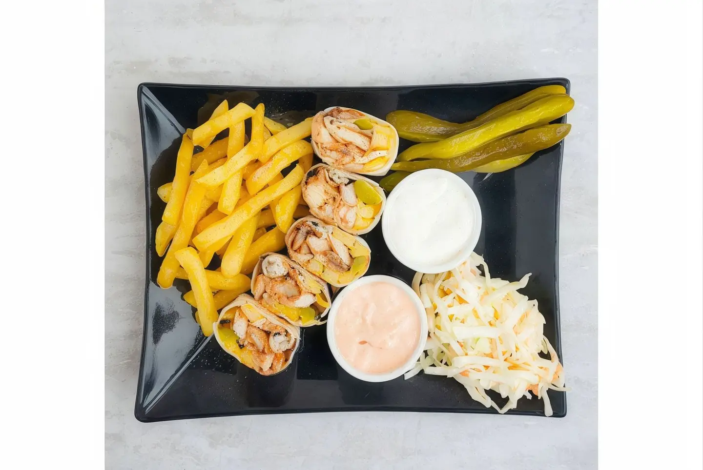 Arabic Meat Shawarma With Cheese