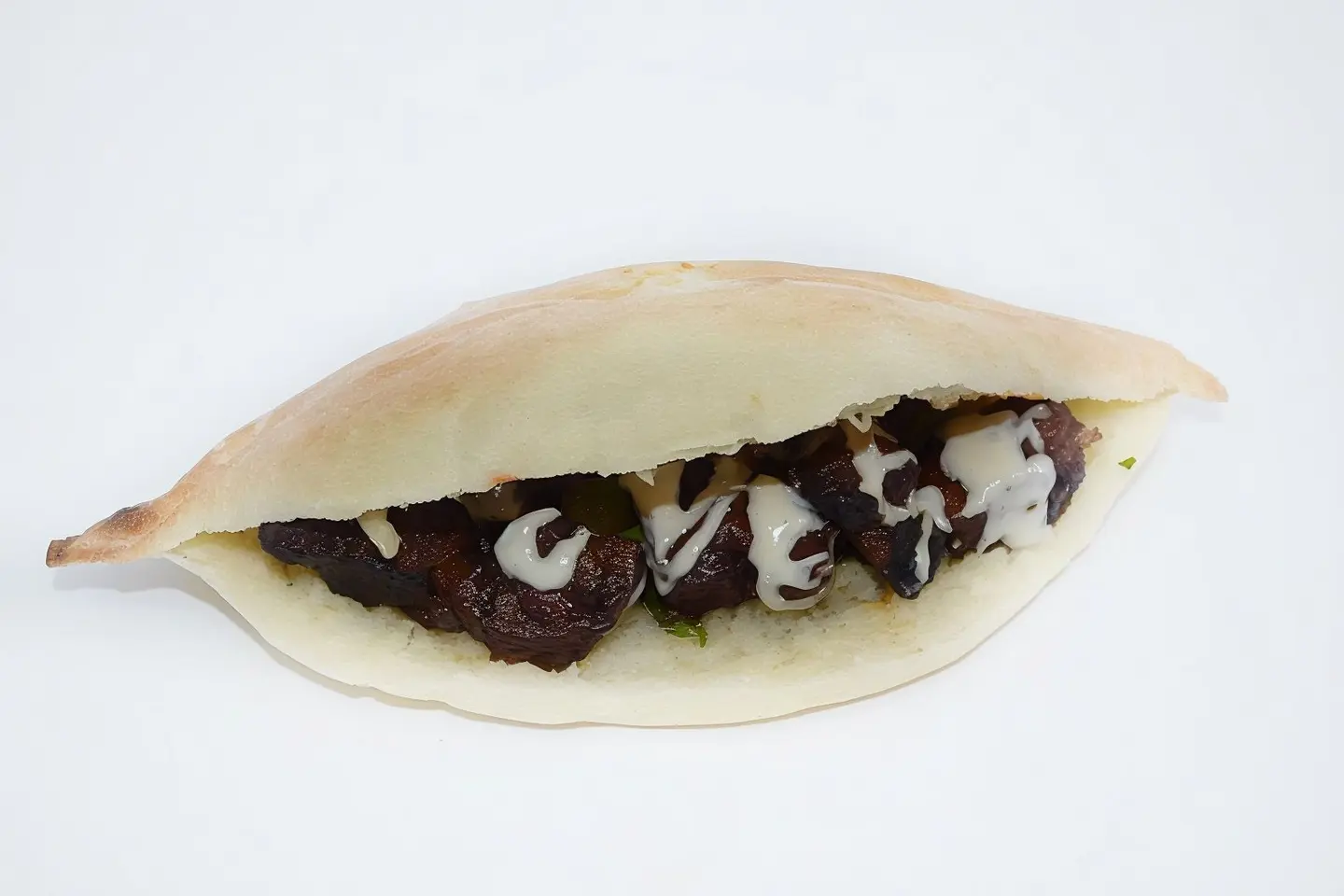 Liver Iraqi Bread Sandwich
