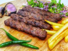 صحن سيخ كباب لحم