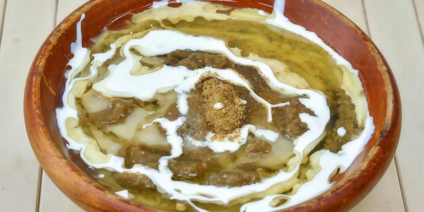 تونه مع جبنه سائله