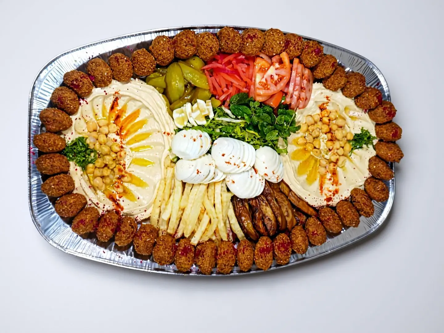 طبق فلافل عائلي
