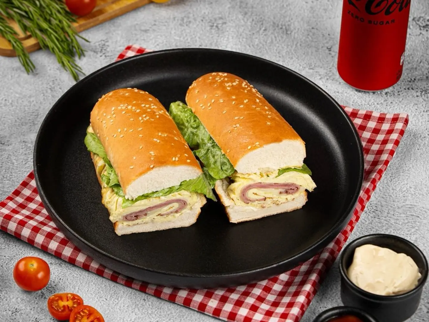 ساندوتش مدخن برو