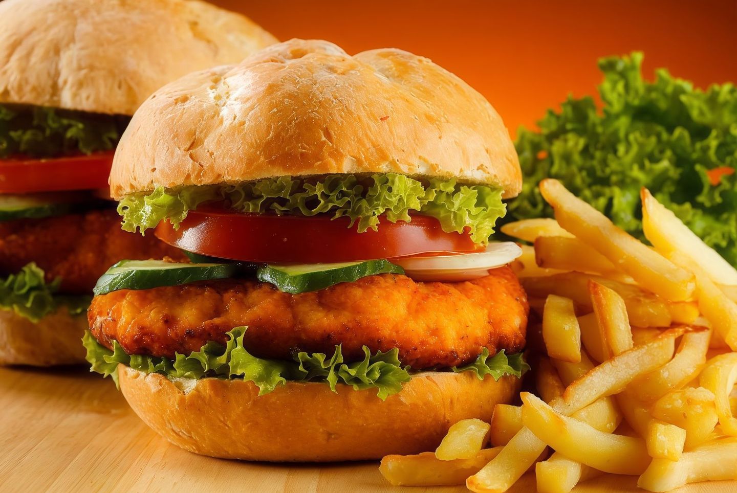 Grilled Chicken Burger Meal