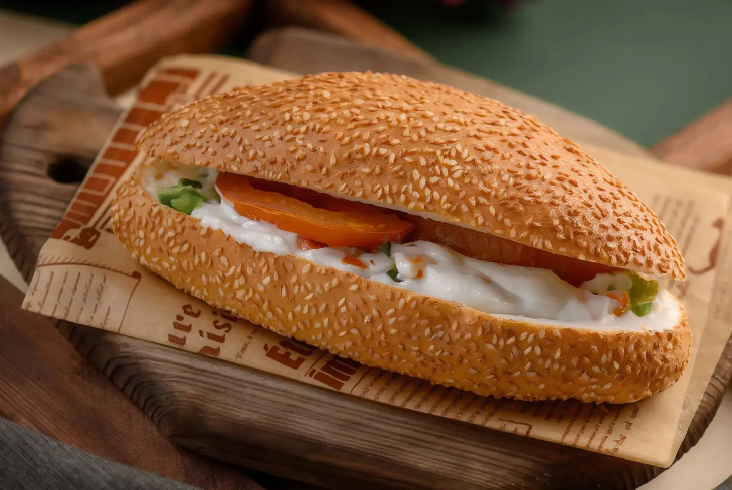 شاندوتش حلومي مشوي