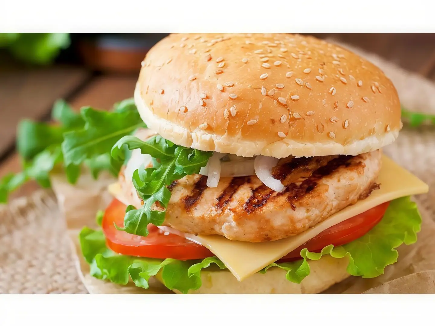 Grilled Chicken Burger