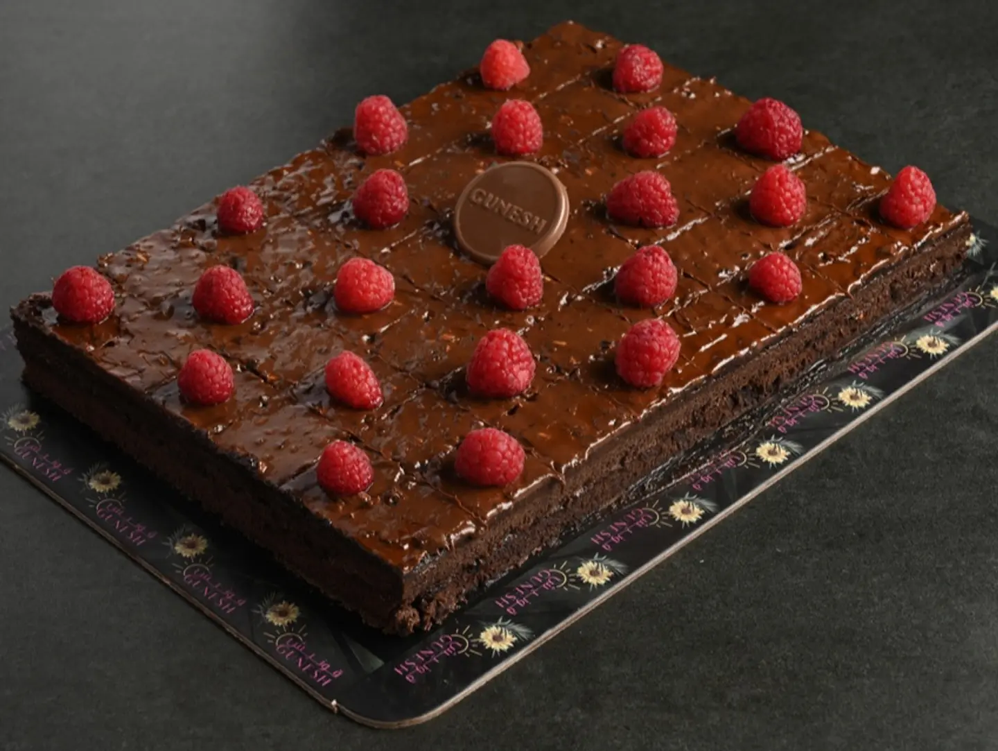 Berry Brownie Cake