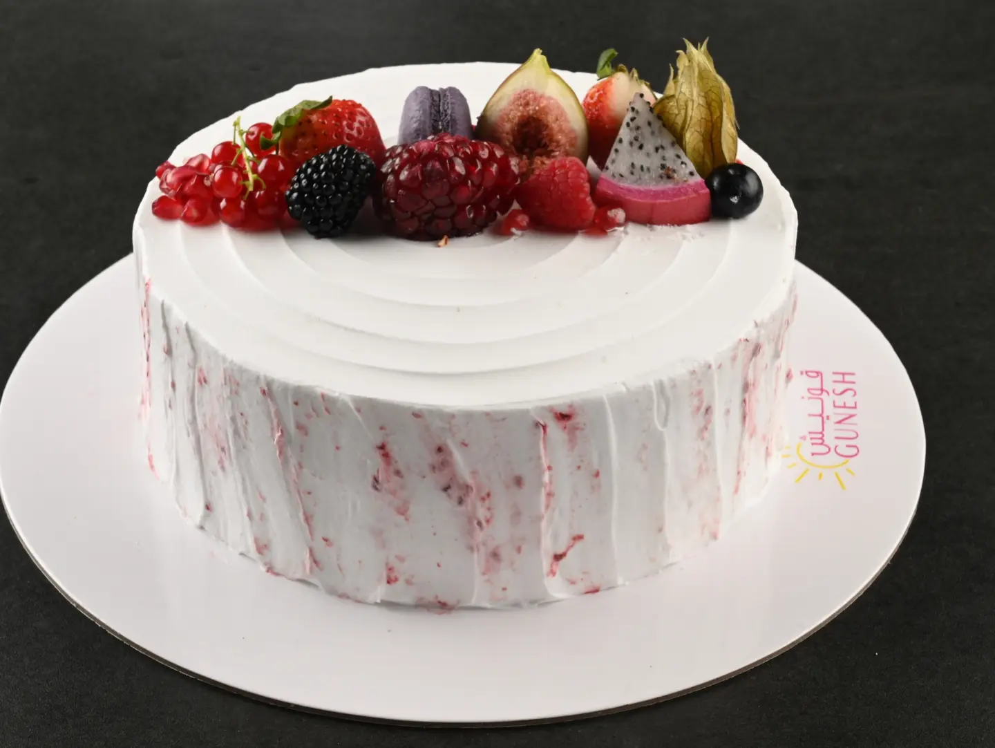 Vanilla Rose Berry Cake