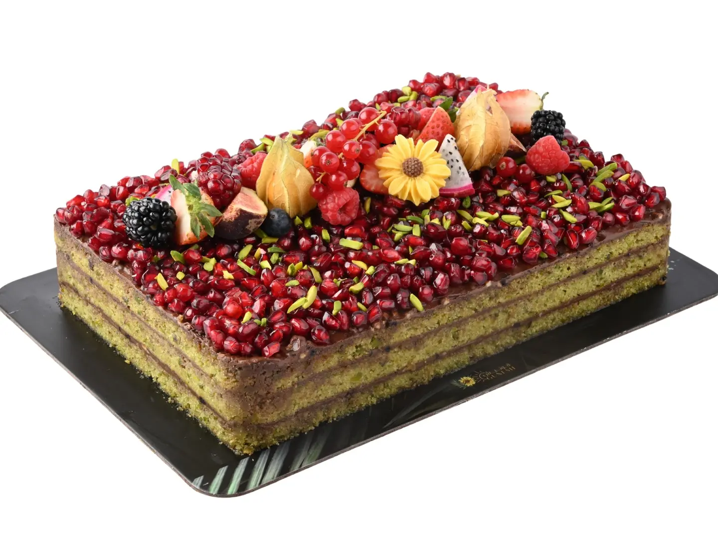 Pistachio Pomegranate Cake