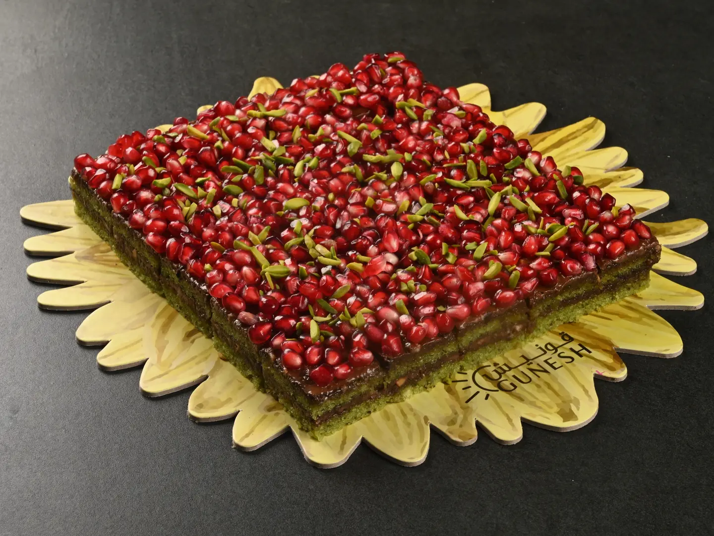 Pomegranate Pistachio Flower