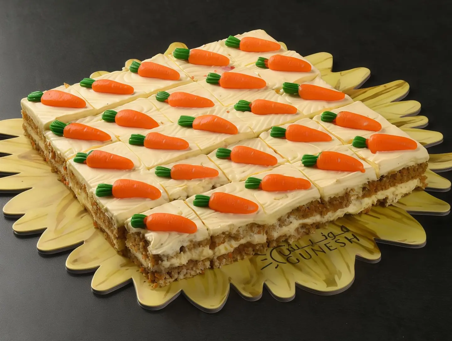 Carrot Cake Flower