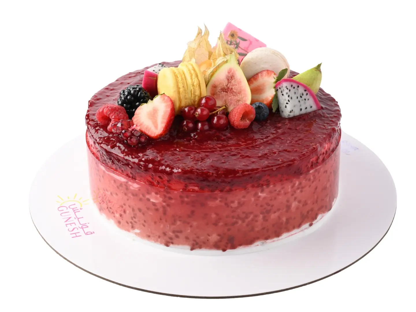 قونيش كيك فانيلا توت