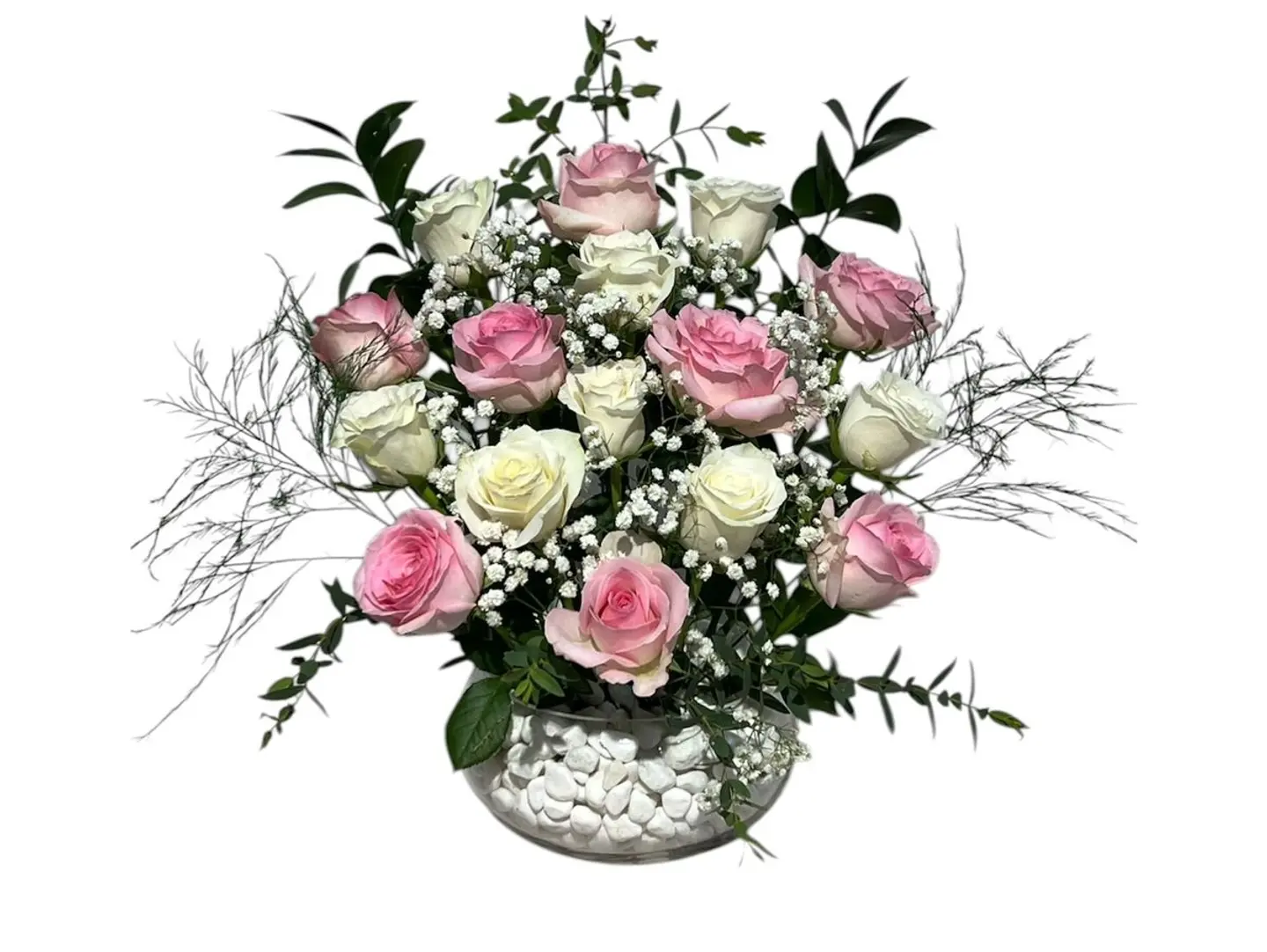 مزهرية وردية اللون رقم 1