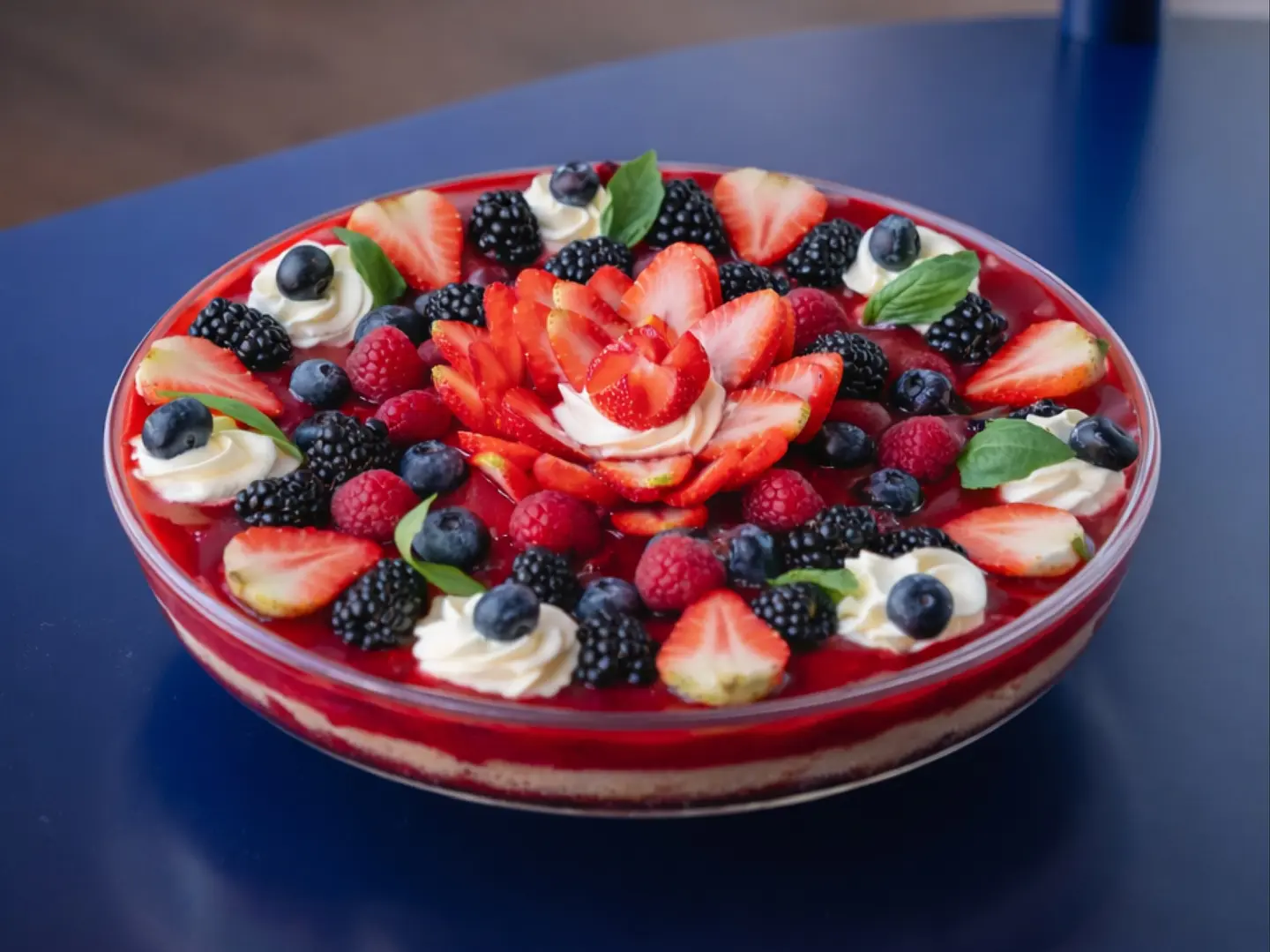 ترايفل توت مشكل خالي من الجلوتين