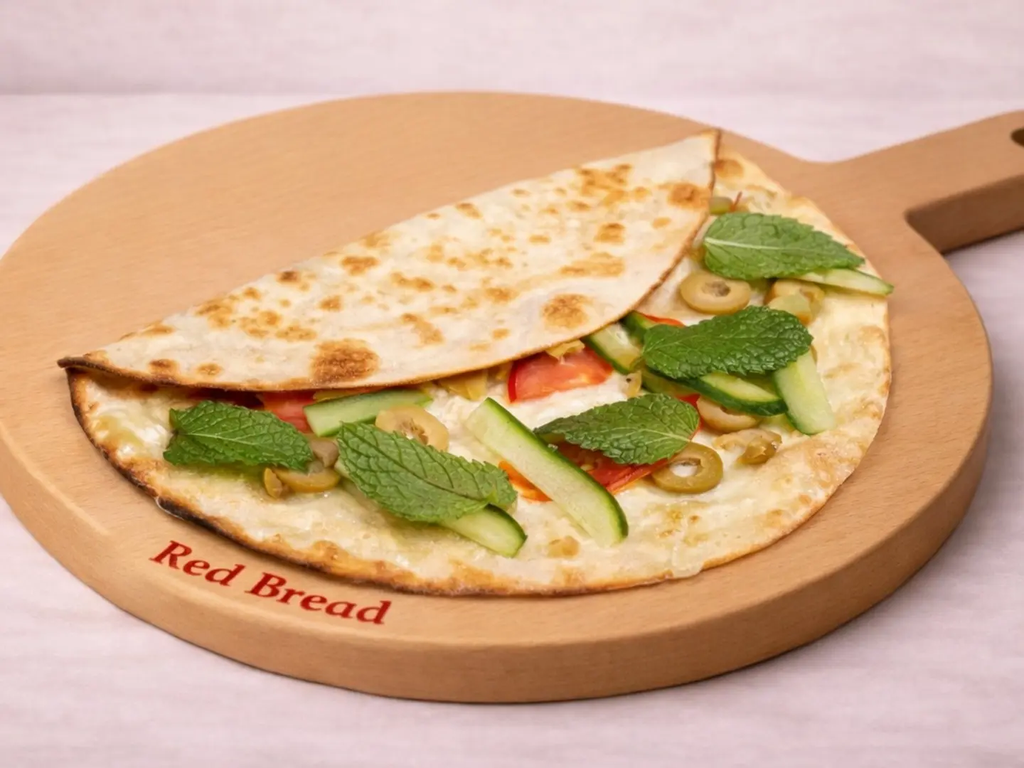 جبنة عكاوي مع الخضار