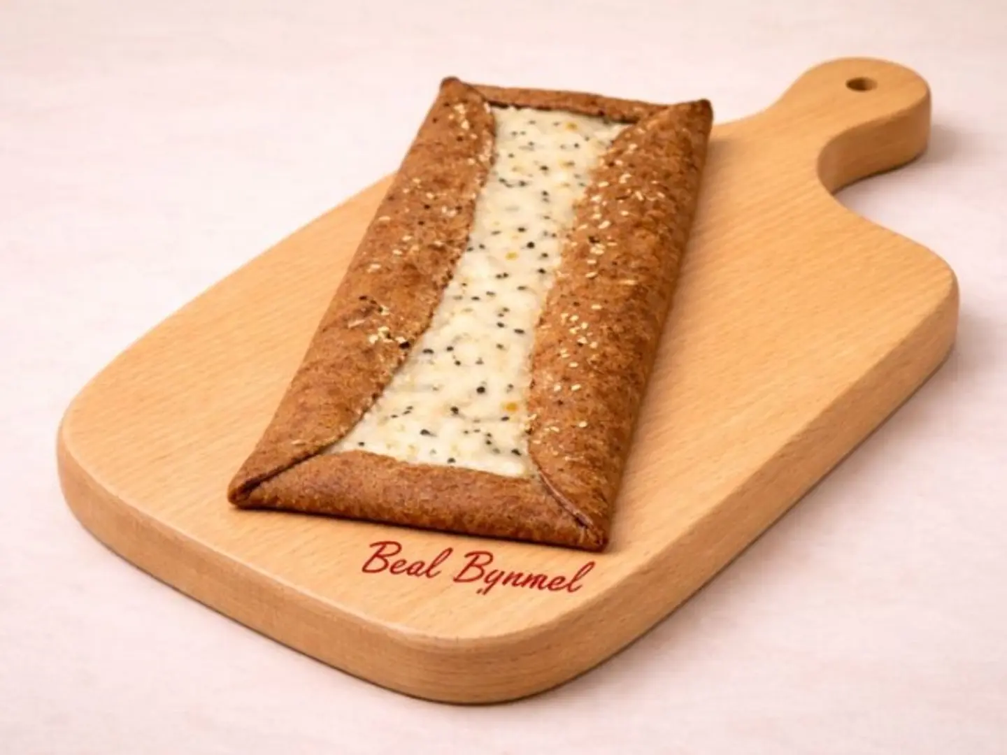 خبز أحمر بالجبنة المشكلة