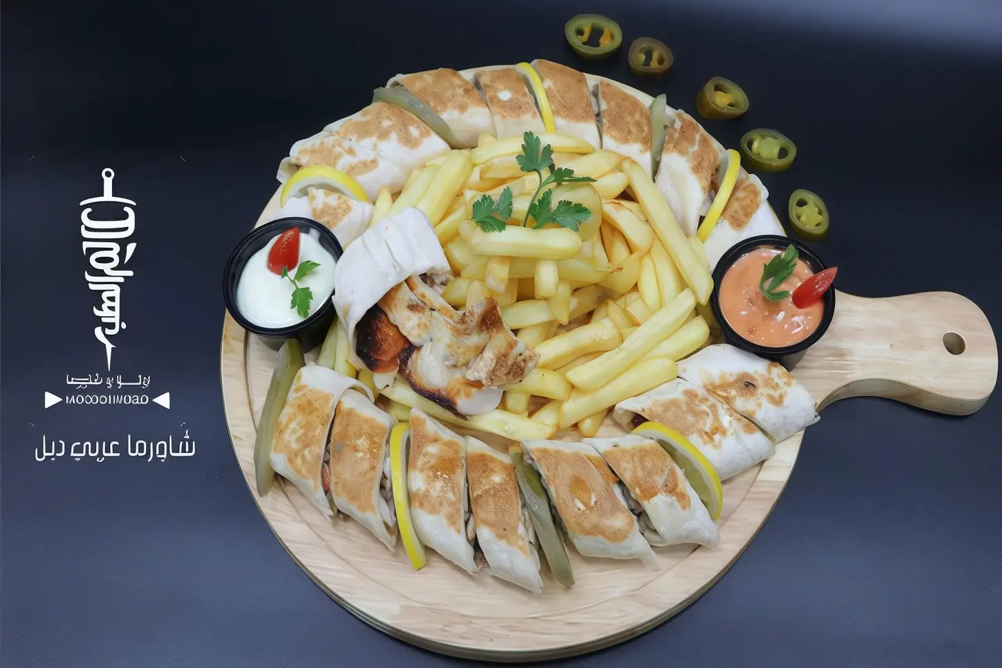 شاورما عربي دبل