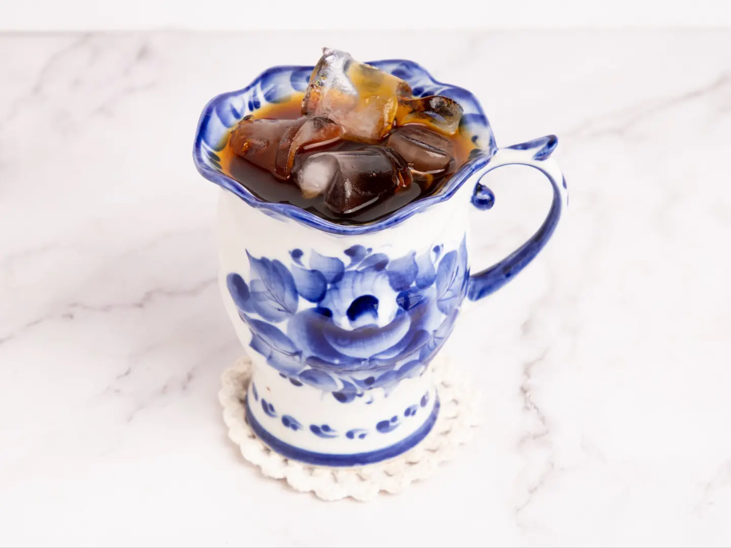 قهوة مقطرة في