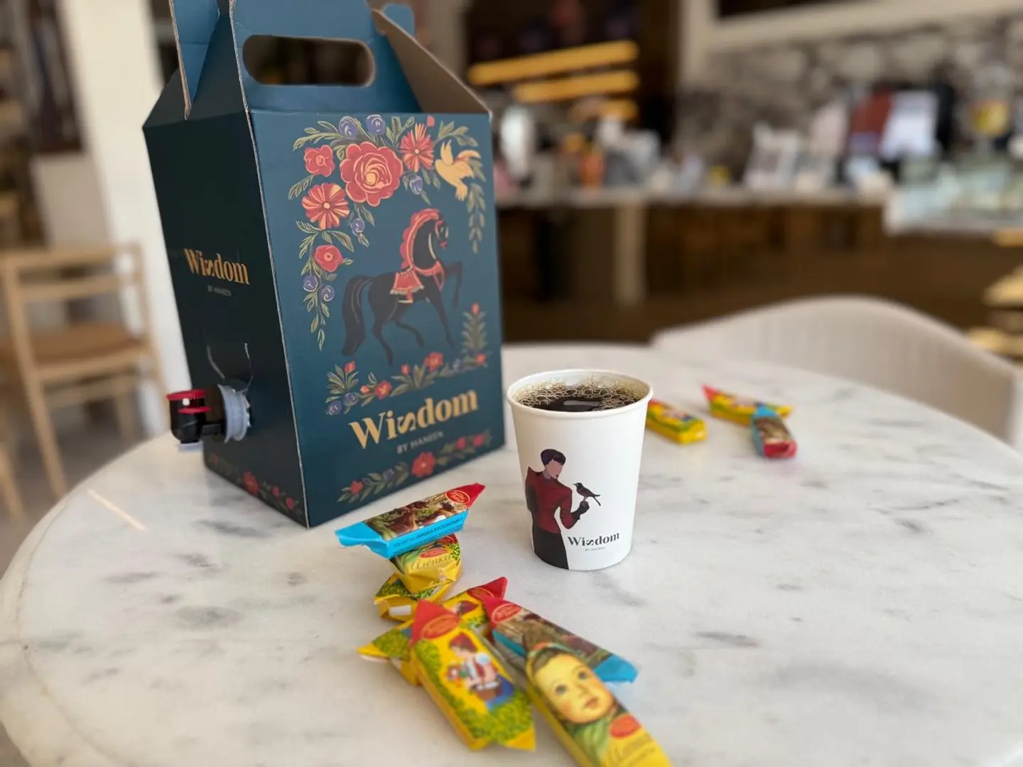 قهوة اليوم مع شوكولاتة روسية