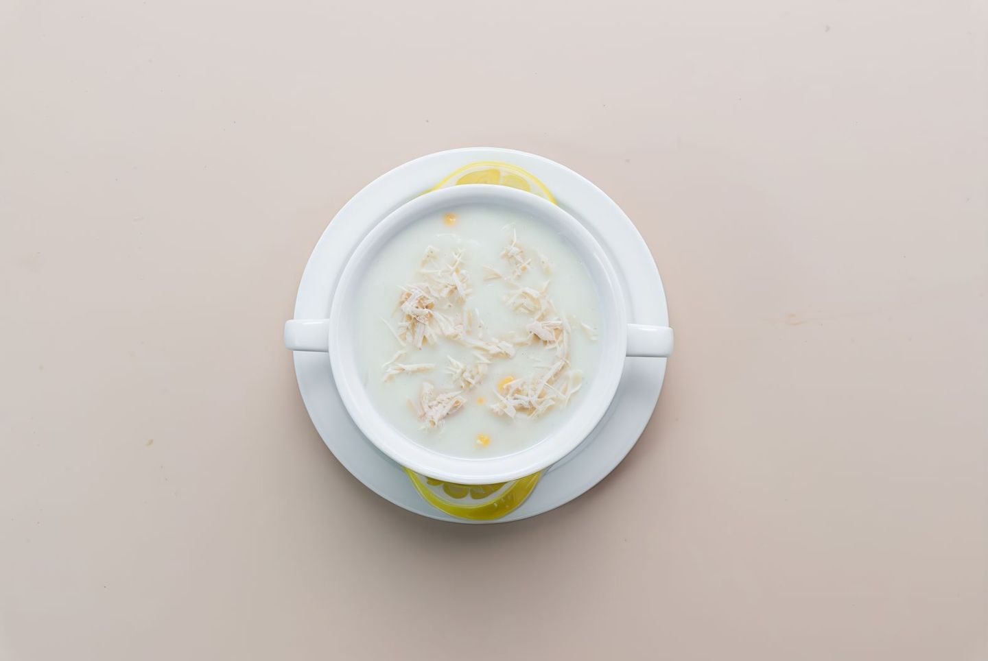 شوربة دجاج بالكريمة