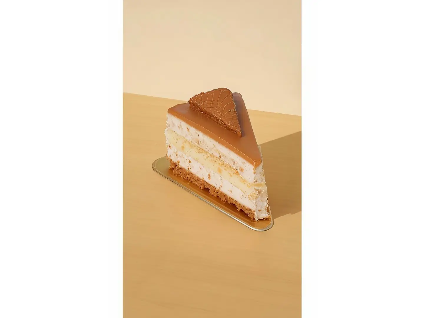 Lotus Cheesecake Slice