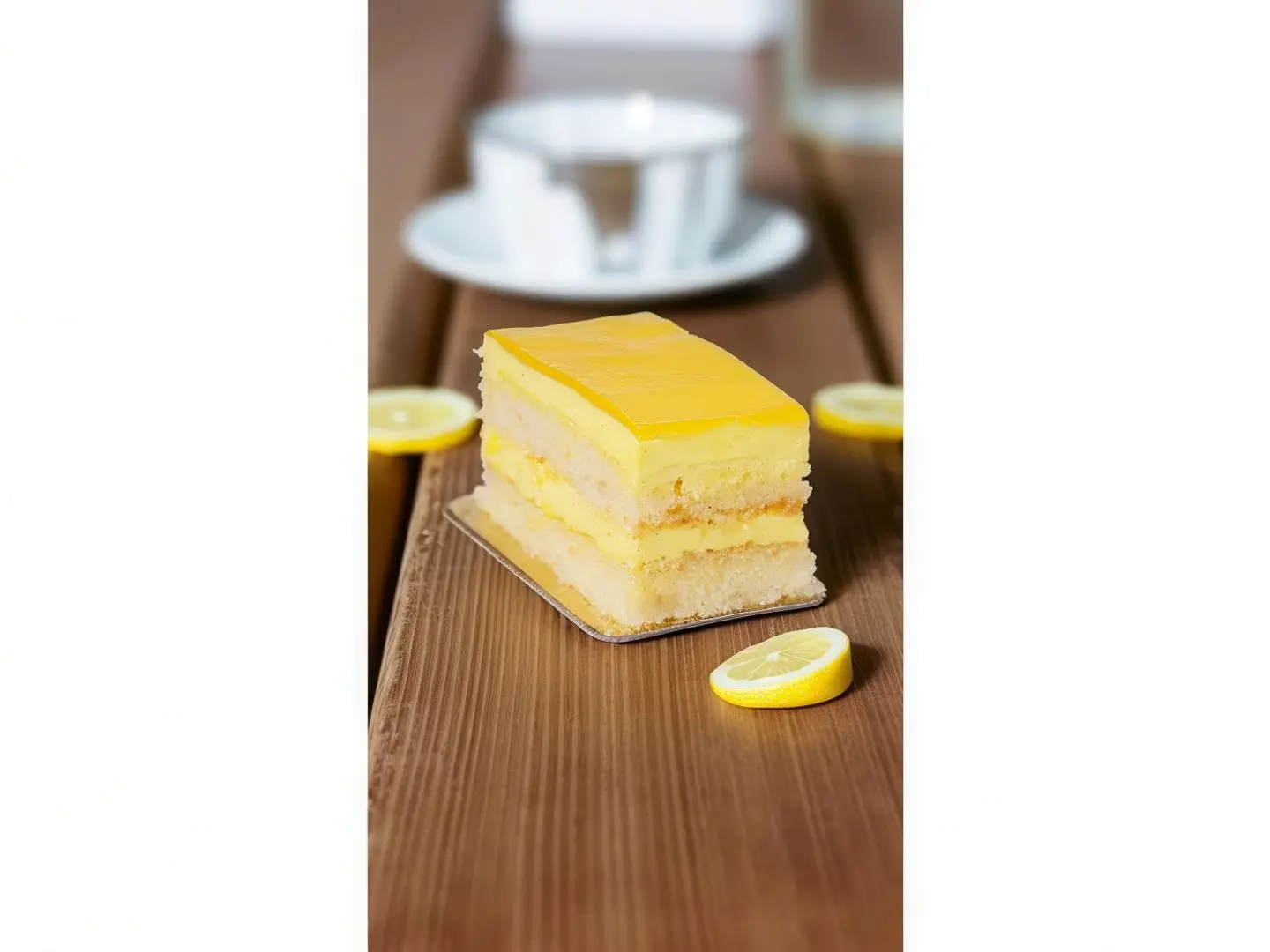 Lemon Cake Slice
