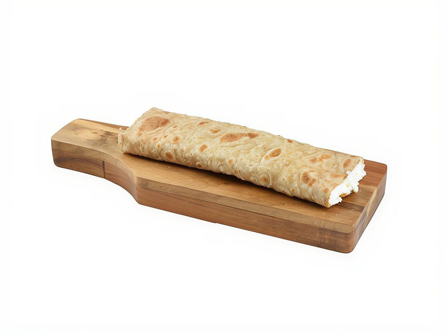 Egg Chapati With Salty White Cheese