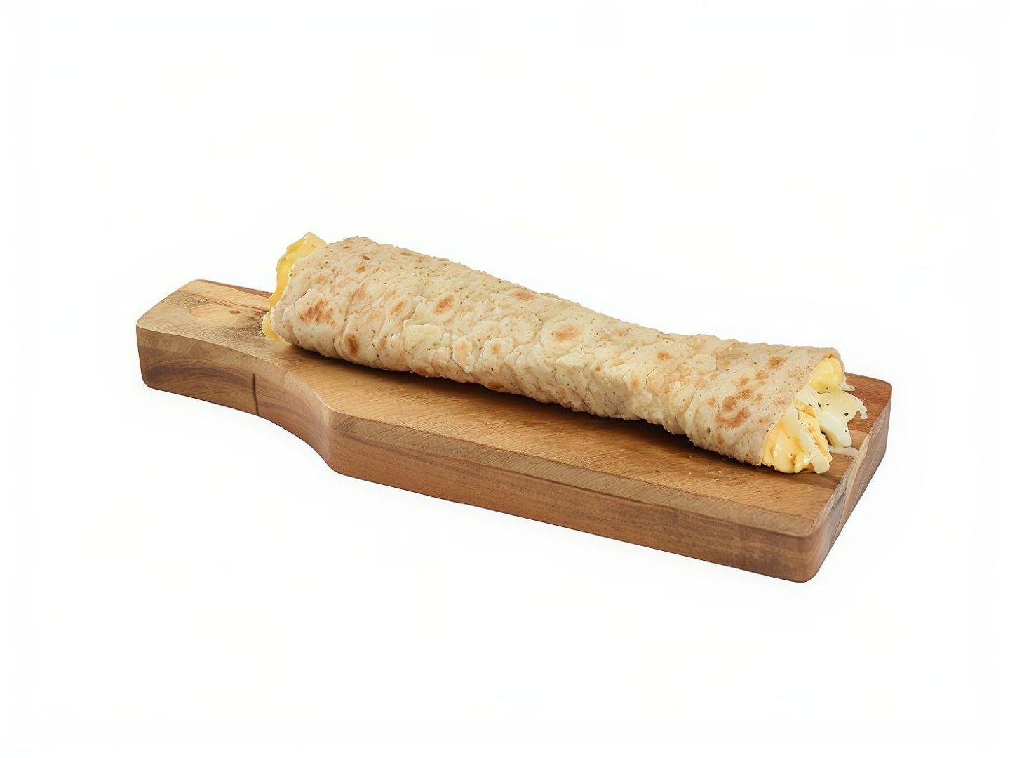 Chapati Eggs With Kashkaval Cheese