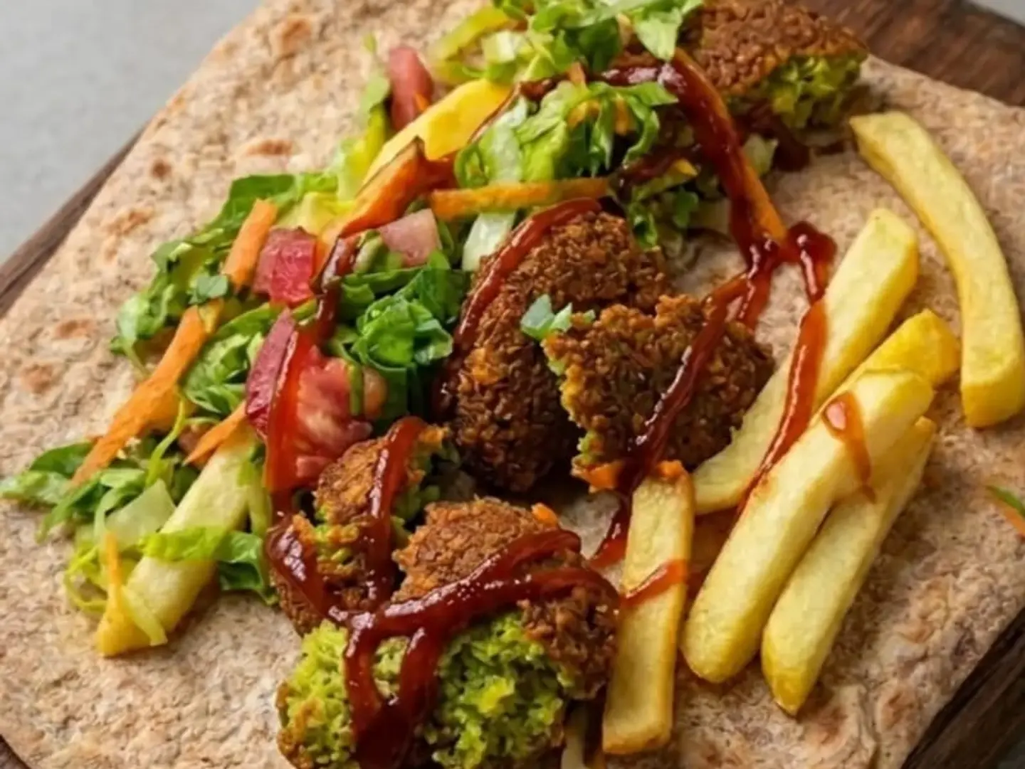 Plain Falafel Chapati