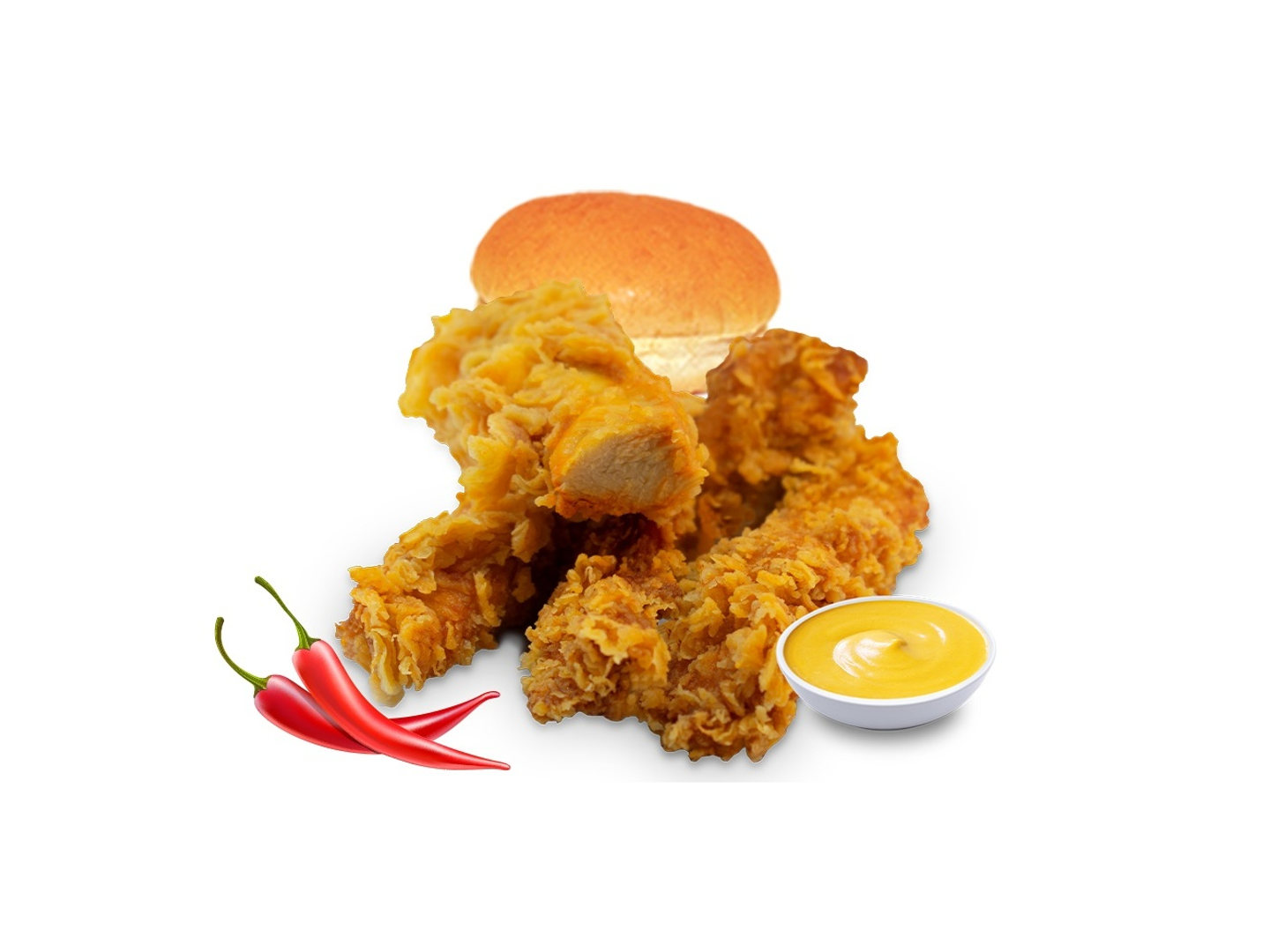 شيكن استربس حراق