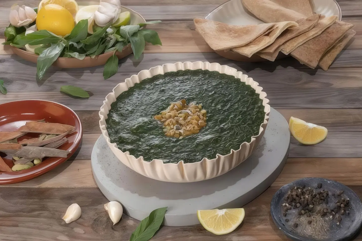 ملوخيه بالدجاج