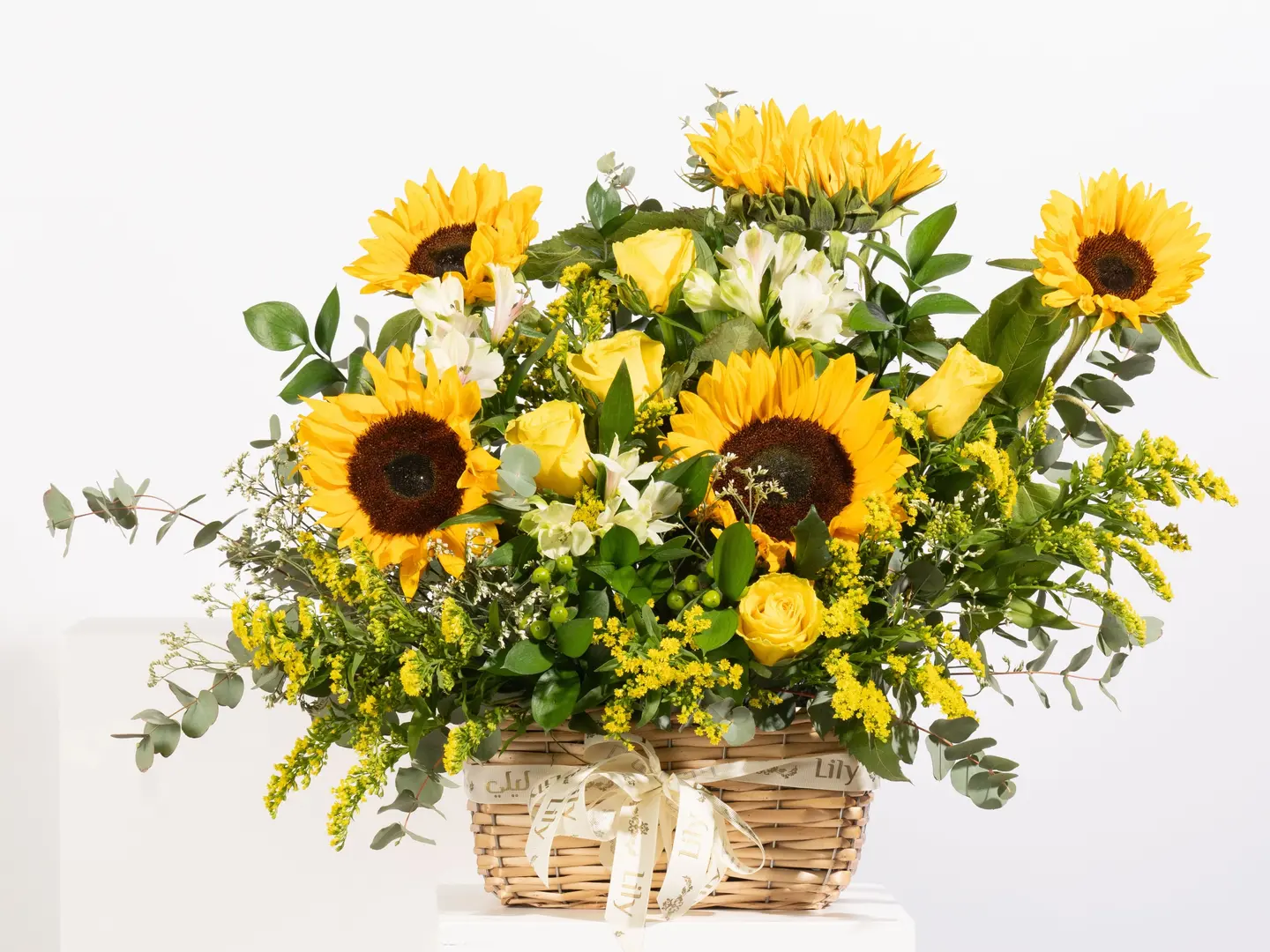 سلة تباع الشمس - صغير