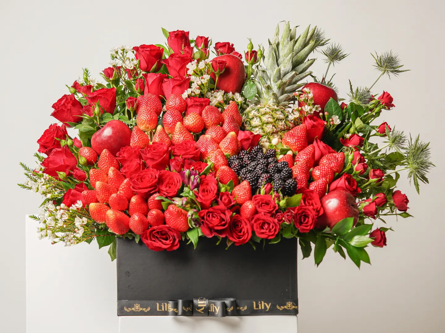 تألق الحب وبوكس الفواكه (كبير)